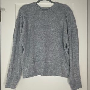 Crew Neck Gray Oversized Sweater